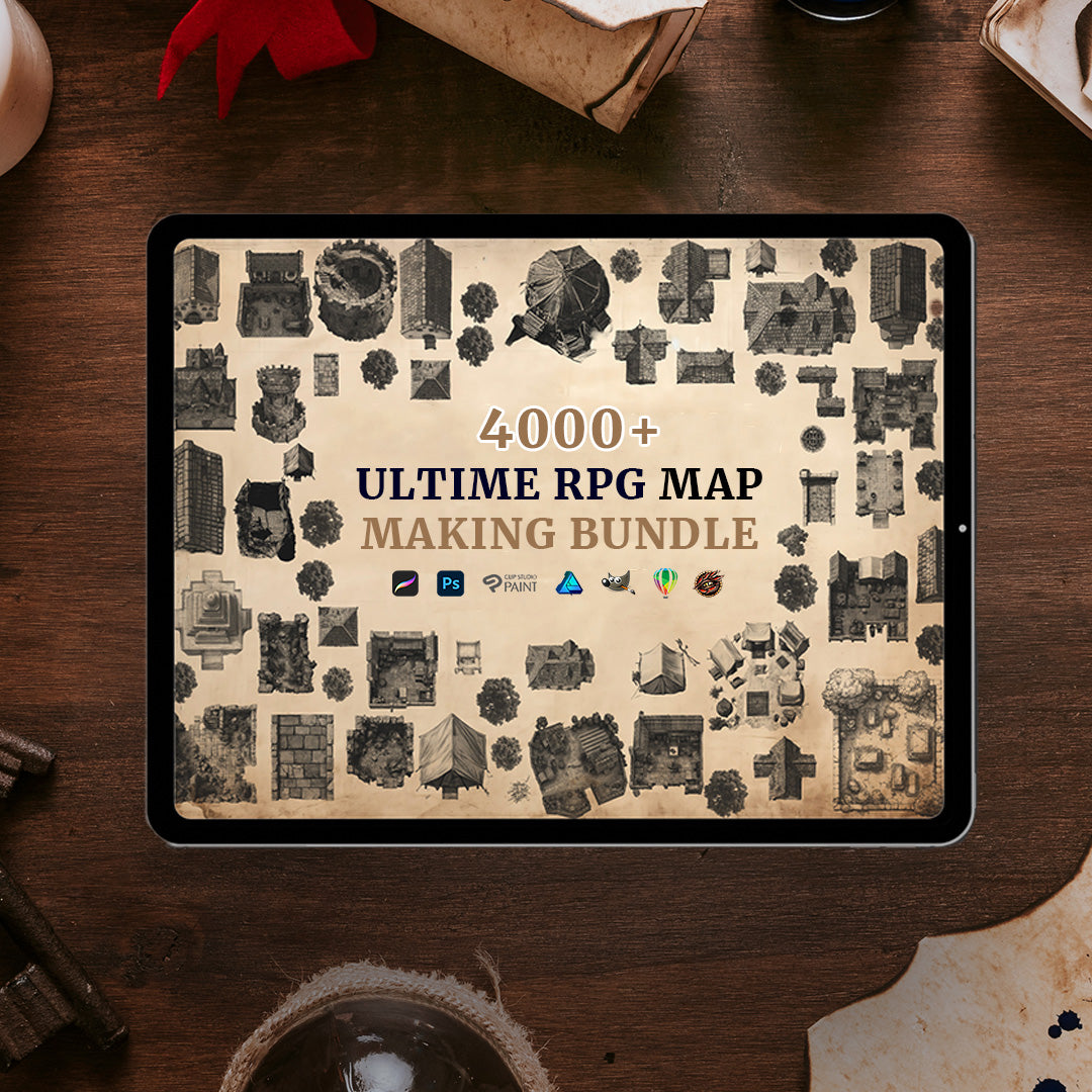 4000+ Ultimate Map Making Bundle - For RPG Enthusiasts