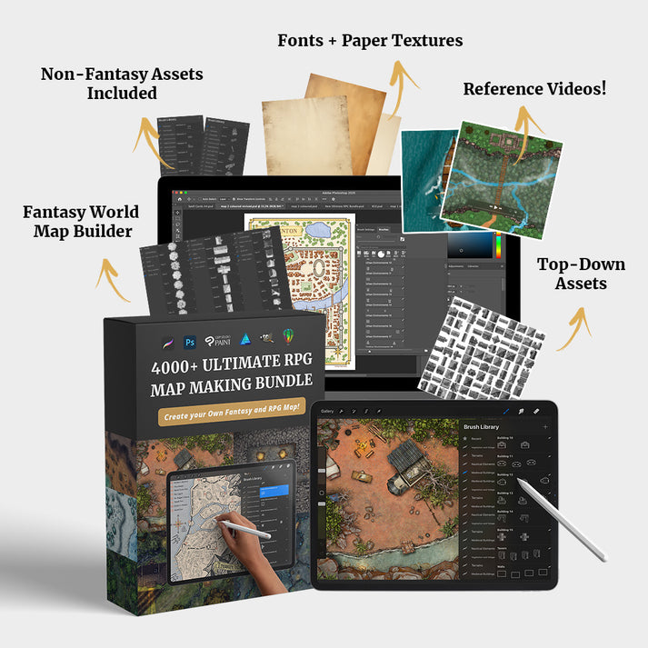 4000+ Ultimate Map Making Bundle - For RPG Enthusiasts – Fantasy Maps ...