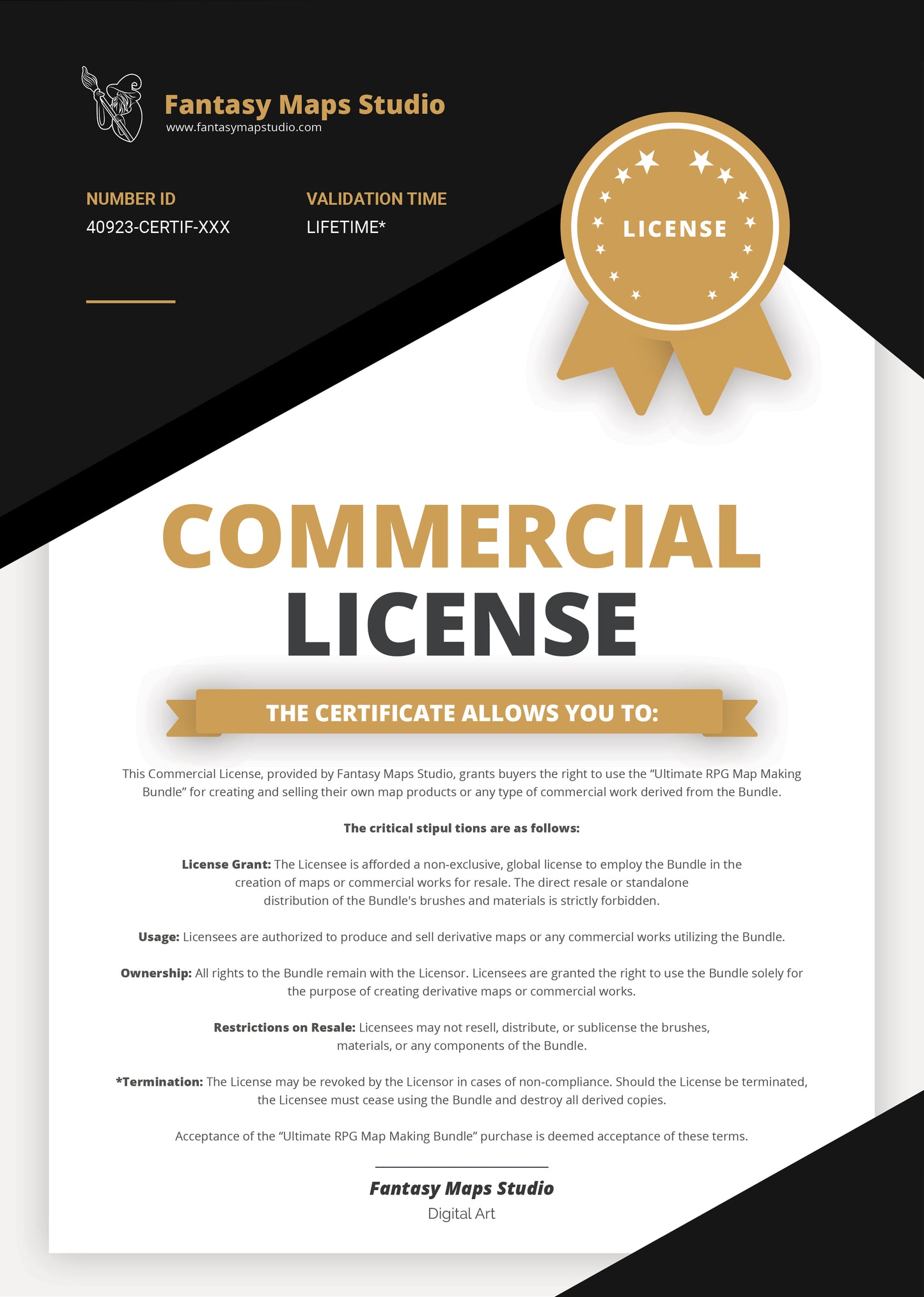 Commercial License - Fantasy Maps Studio